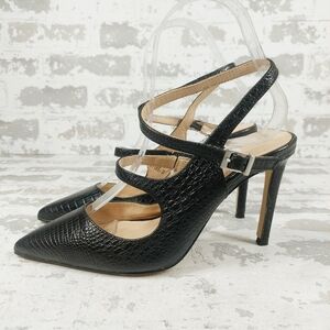 Charles David Black Strappy Heels